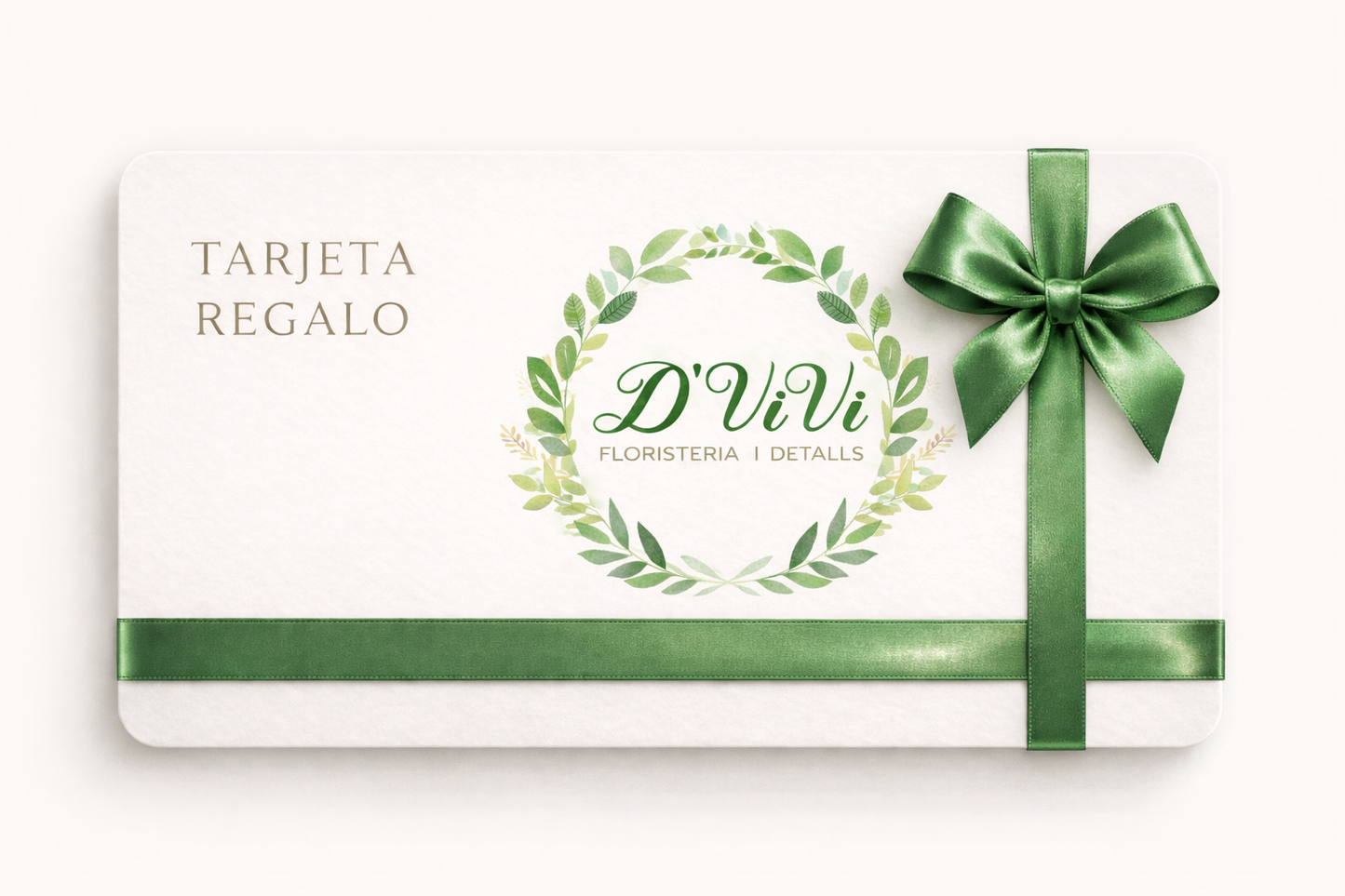 Tarjeta regalo Floristeria D’Vivi